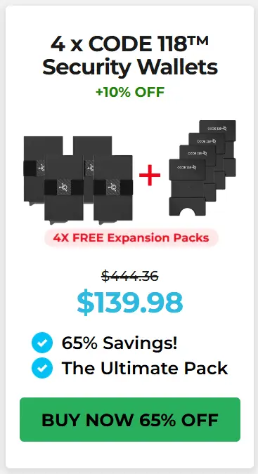 Code 118 Wallet Pricing 3